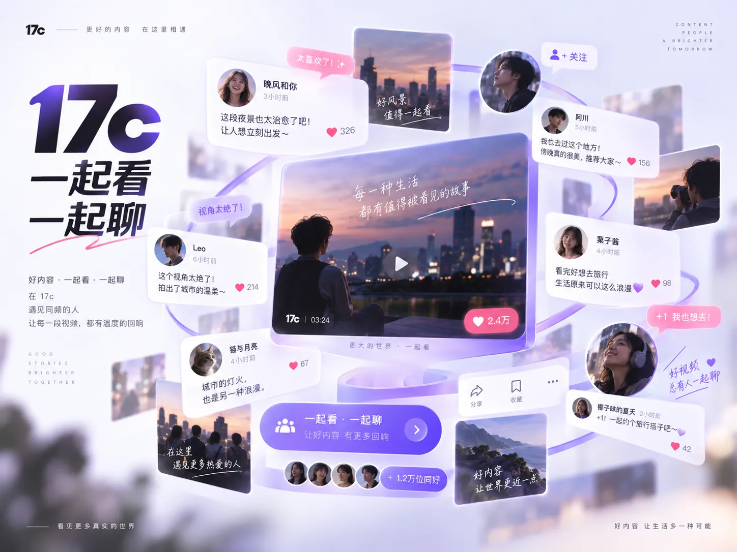 社区视频浏览视觉